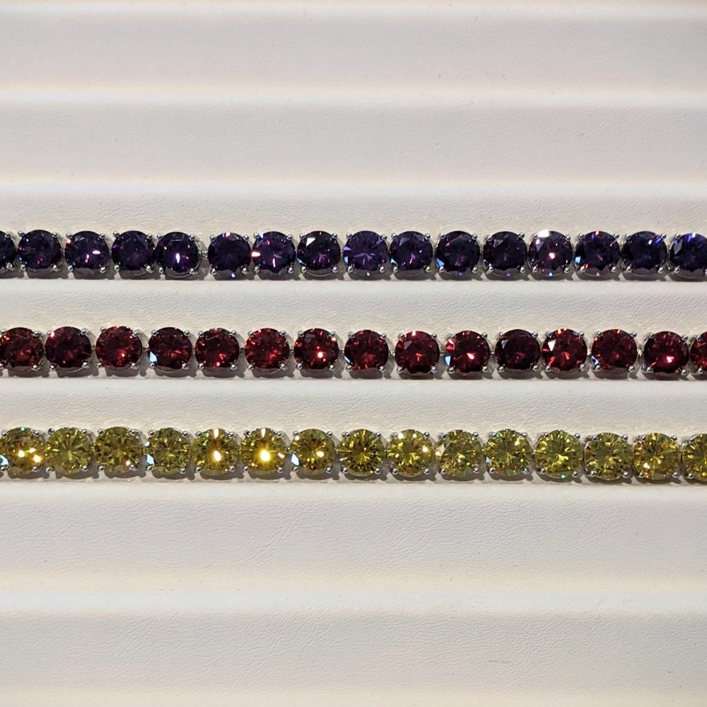 Simulated Diamond Tennis Bracelets